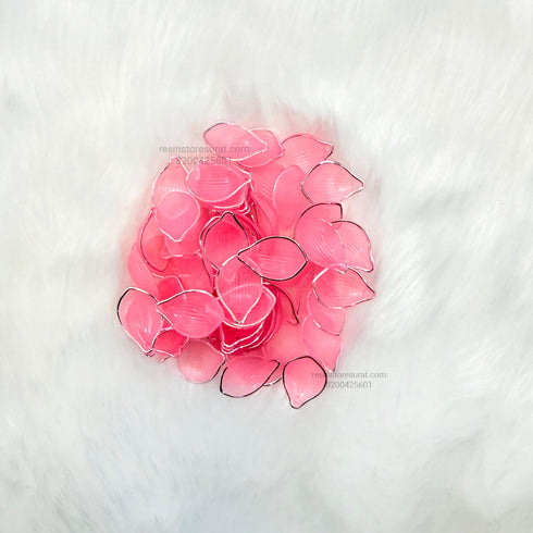 Light Pink Flower Petal Silver